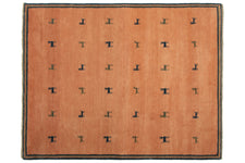 Karam in salmon - Custom - 9' Wide