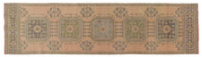 Vintage Turkish Runner Rug Zorelin