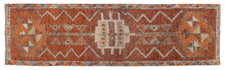 Vintage Turkish Runner Rug Semene