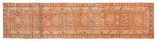 Vintage Turkish Runner Rug Rasami