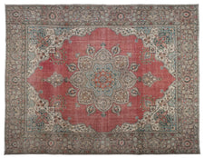 Vintage Distressed Rug Savini