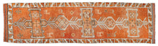 Vintage Turkish Runner Rug Azelra