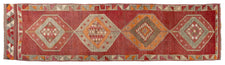 Vintage Turkish Runner Rug Caliora
