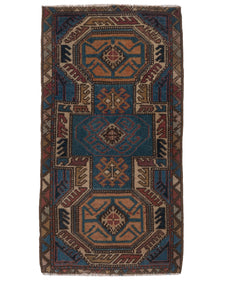 Vintage Turkish Rug Riova