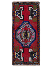 Vintage Turkish Runner Rug Nelaena