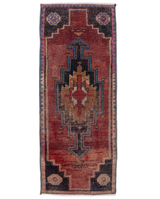 Vintage Turkish Runner Rug Seleina