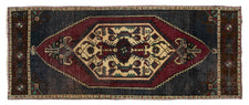 Vintage Turkish Runner Rug Lunele
