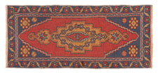 Vintage Turkish Runner Rug Cirlen