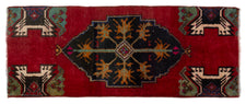 Vintage Turkish Runner Rug Rafisi