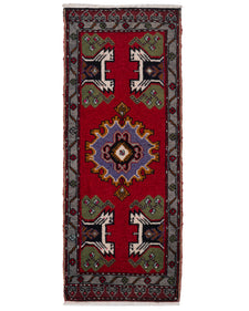 Vintage Turkish Runner Rug Velaove