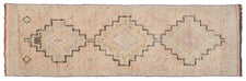 Vintage Turkish Runner Rug Blar