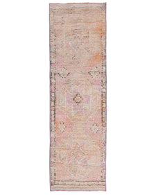 Vintage Turkish Runner Rug Baone