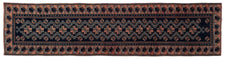 Vintage Turkish Runner Rug Kaer