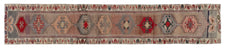 Vintage Turkish Runner Rug Kaneli