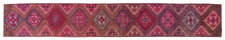 Vintage Turkish Runner Rug Arvelia