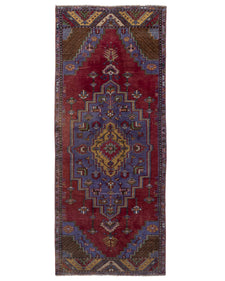 Vintage Distressed Runner Rug Felaina