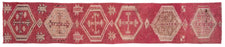 Vintage Turkish Runner Rug Qlara