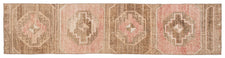 Vintage Turkish Runner Rug Elara