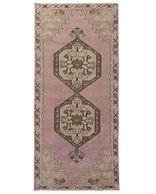 Vintage Turkish Runner Rug Calara