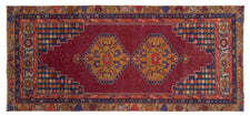 Vintage Turkish Runner Rug Jovarel