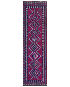 Vintage Turkish Runner Rug Zielle