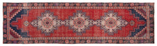 Vintage Turkish Runner Rug Qorlen