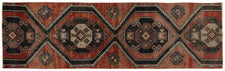 Vintage Turkish Runner Rug Serase