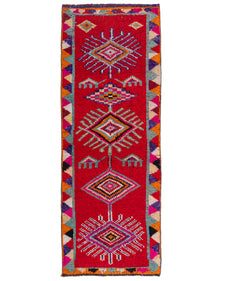 Vintage Turkish Runner Rug Relela