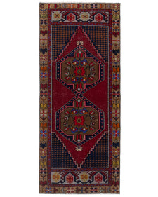 Vintage Turkish Runner Rug Feleve
