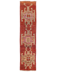Vintage Turkish Runner Rug Volena