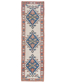 Vintage Turkish Runner Rug Nelaova