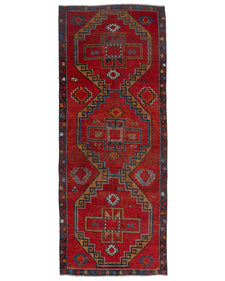 Vintage Turkish Runner Rug Peova