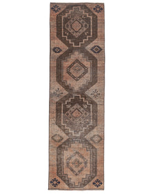 Vintage Turkish Runner Rug Miane
