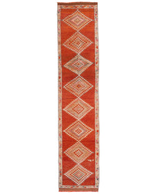 Vintage Turkish Runner Rug Selaine