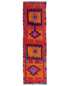 Vintage Turkish Runner Rug Niena