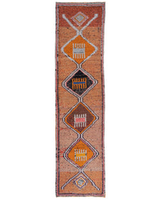 Vintage Turkish Runner Rug Daselle