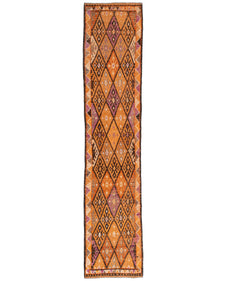 Vintage Turkish Runner Rug Fiane