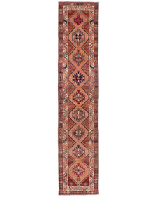 Vintage Turkish Runner Rug Misina