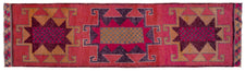 Vintage Turkish Runner Rug Briabbe