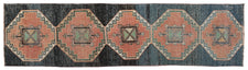 Vintage Turkish Runner Rug Qasira