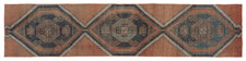 Vintage Turkish Runner Rug Visase
