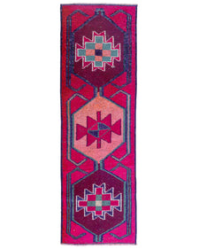 Vintage Turkish Runner Rug Selaole