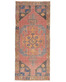 Vintage Distressed Runner Rug Lelaela