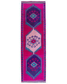 Vintage Turkish Runner Rug Molana