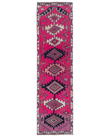 Vintage Turkish Runner Rug Raone