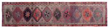 Vintage Turkish Runner Rug Silnor