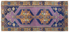 Vintage Turkish Runner Rug Zhyra