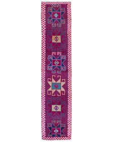 Vintage Turkish Runner Rug Seleine