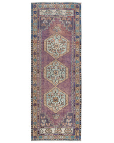 Vintage Turkish Runner Rug Vaona