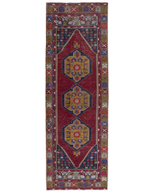 Vintage Turkish Runner Rug Loela